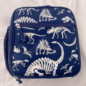 Pottery Barn Mackenzie Navy Dino Bones Glow-in-the-Dark Lunch Box